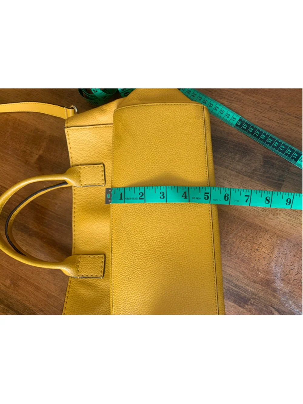 Kate Spade Margaux Saffron Yellow Satchel – Pebbled Leather Crossbody Tote